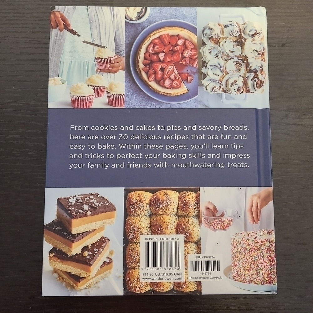 Junior Baker Cookbook Hardcover - Picture 2 of 3